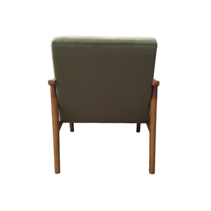 Moderno stile americano in velluto con schienale ad ala sedia con struttura in legno massello <span class=keywords><strong>poltrona</strong></span> per soggiorno camera da letto da pranzo - Product Image 6