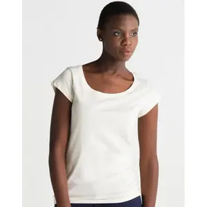 T-shirt da donna M114 in cotone biologico, merchandising sostenibile - Product Image 1