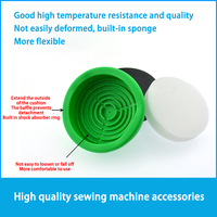 JACK Machine à coudre coussin de jambe coussin Silicone souple Anti-Vibration Gel tapis Anti-Fatigue universel repose-jambes vêtements pièces de Machine