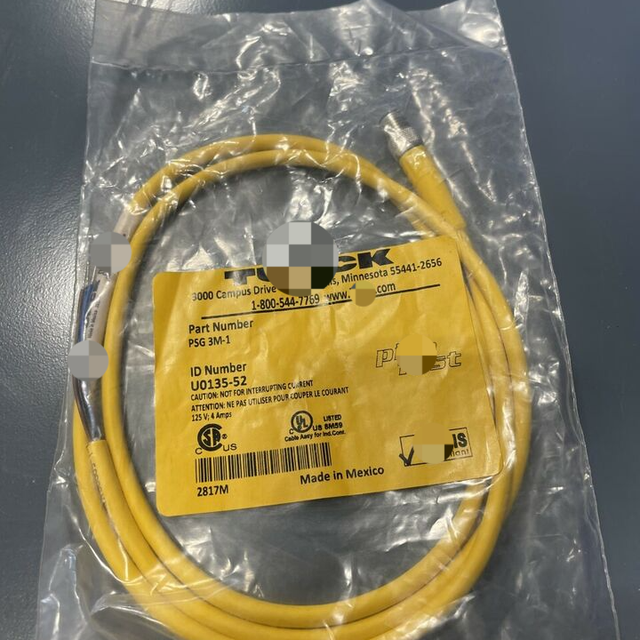 PSG 3M-1 PicoFast Cable Cordset U0135-52 *NEW W/ Free-Shipping*