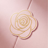 Boîtes cadeaux en carton ondulé écologiques personnalisables en gros avec emblème de rose pour emballages cadeaux de luxe