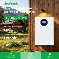 Système d'alimentation de secours solaire mural LiFePO4 Zero-Blackout 1K-2.5E 1200W, fonctionnement 20-50°C, humidité 0-95%, pour abris télécom