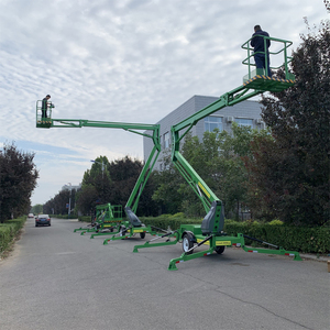 Nouvelle nacelle é<span class=keywords><strong>l</strong></span>évatrice articulée électrique en acier, certifiée CE, remorquable, capacité de charge 300 kg, pour le commerce de détail, les hôtels et les restaurants - Product Image 4