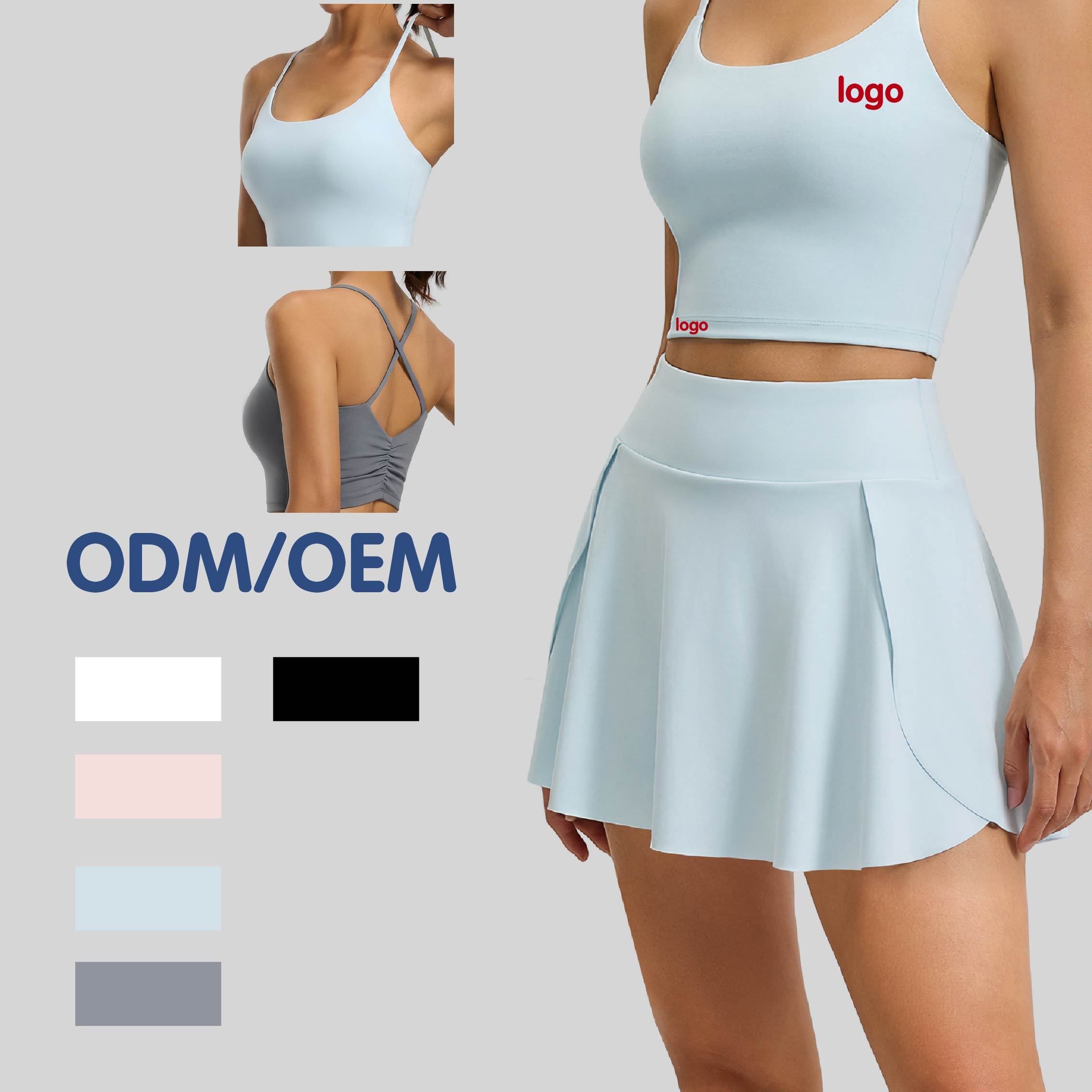 Yoga Tank Top With Built in Bra Sleeveless Criss Cross Back for Pilates Workout Wholesale
