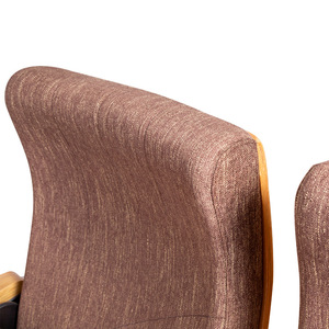 Sillas de Auditorio Pilot, Asientos de Madera Maciza para Salón de Conferencias, Muebles para Teatro Escolar - Product Image 4