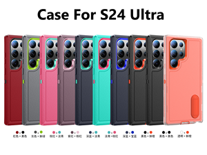 Nuova <span class=keywords><strong>Cover</strong></span> Ibrida <span class=keywords><strong>3</strong></span> in 1 con Paraurti per Samsung S23 S24 S25 S26 Ultra - Product Image 4