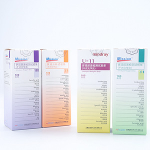 Bandelettes réactives pour analyse d'urine Mission, 100 bandelettes, 11 14 11B U11, bandelettes de test pour analyse d'urine - Product Image 1