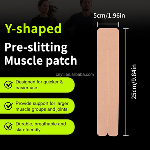Cinta de Kinesiología en Forma de 'Y' de 5cm*25cm*20 Tiras, Precortada, Cinta Muscular Deportiva, Cinta Muscular Personalizada para Fisioterapia - Product Image 3