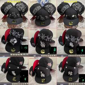 Gorra <span class=keywords><strong>de</strong></span> Béisbol al por Mayor para Bordado 3D con Patrón <span class=keywords><strong>de</strong></span> Béisbol Fluorescente, Gorra <span class=keywords><strong>de</strong></span> Visera Plana, Marca PouChang AnFo - Product Image 4