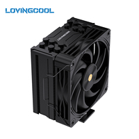 Enfriador de CPU LOVINGCOOL K600 Air con 6 Tubos de Calor de Cobre, 220W TDP, Ventilador Hidráulico ARGB de 5V para Intel/AMD y Cajas de Computadora de Torre