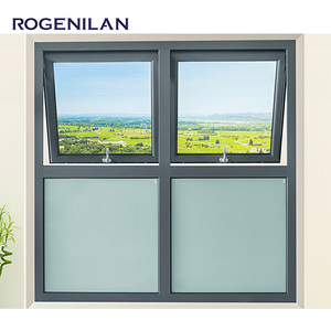 Rogenilan 澳大利亚 AS2047 铝制遮阳窗，带外木框，双层玻璃，平开窗，带百叶窗 - Product Image 3
