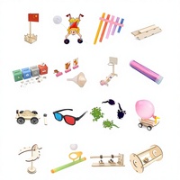 Kit de Experimentos Científicos Educativos STEM de Madera y Plástico para Ensamblar DIY, 16 Juegos, Grados 1-6, para Niños de 8+ Años