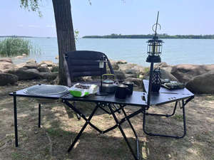 Mesa Plegable Táctica para Acampar al Aire Libre IGT, Mesa de Picnic Ligera y Portátil, Juego Completo de Equipamiento - Product Image 6