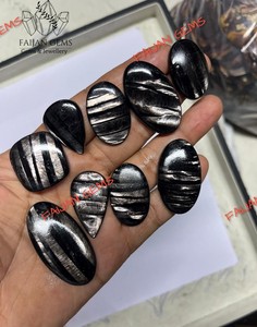 100% naturel HYPERSTHÈNE mélange forme Cabochon pierre précieuse en vrac pour la fabrication de bijoux de qualité supérieure - Product Image 3