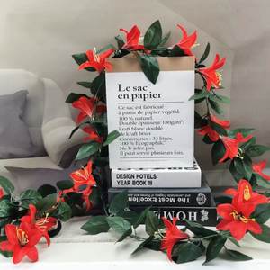 Ornamenti per la decorazione della casa di vite di giglio fiori di seta matrimonio bellissimi fiori artificiali di finitura <span class=keywords><strong>Chen</strong></span> - Product Image 1