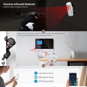 PGST – détecteur de mouvement infrarouge intelligent, 3 packs, pour système de sécurité domestique, alarme antivol, alimenté par batterie, blanc - Product Image 3