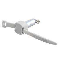 Lampe torche LED miniature rechargeable IP67 étanche, double lumière blanche et rouge, portable, pour camping et situations d'urgence