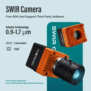 Top InGaAs 1/2" Windows Linux C-Mount CMOS Industrial GigE Machine Vision SWIR Camera Robot Inspection SDK Short Wave Infrared