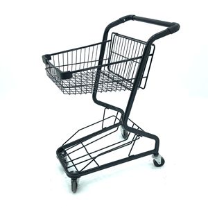 50l Hoge Kwaliteit Winkelen <span class=keywords><strong>Trolley</strong></span> Anti-Roest 4 Wielen Supermarkt Winkelwagen <span class=keywords><strong>Trolley</strong></span> - Product Image 3
