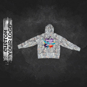 Sudadera con Capucha Unisex 100% Algodón con Cierre y Bordado, Diseño de Logotipo con Impresión Digital Personalizada, Ropa Urbana de Alta Calidad, Gruesa y Holgada para Invierno - Product Image 3