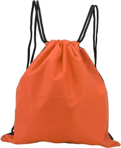 Water Resistant String Bag Sports Gym Sack Large Capacity Storage Bag