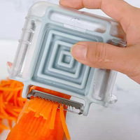 Multifunctionele Fruit Groente 3-1 Swivel Dunschiller Met Cover 3 In 1 Schakelbare Fruit Groente Dunschiller