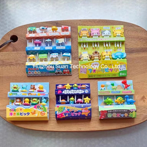 Nuevos tenedores de frutas con forma de animales, mini tenedores con forma de castillo, palillos para frutas y alimentos, palillos para loncheras Bento, palillos de dibujos animados para alimentos, accesorios para loncheras Bento - Product Image 2