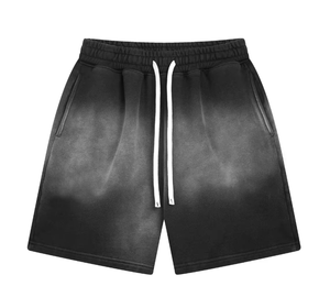 Vêtements d'été pour hommes Vintage Washed Craftsmanship Nostalgic Street Style Fashion Short Sleeve Shirt Shorts Set Casual Style - Product Image 5