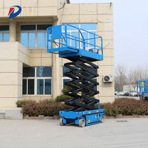 Hidrolik paletli mobil elektrikli makaslı açık hava asansörleri platformu tekerlekli sandalye asansör tırmanma elektrikli çeşitli arazilerde - Product Image 3