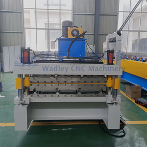 High Precision Roof Machines <b>Tile</b> <b>Making</b> Sheet Roofing Panel Roll Forming <b>Machinery</b> Supplier - Product Image 4