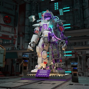 Modèle d'astronaute semi-mécanique GZ6285 compatible avec les blocs <span class=keywords><strong>de</strong></span> <span class=keywords><strong>construction</strong></span>, jouet <span class=keywords><strong>de</strong></span> <span class=keywords><strong>construction</strong></span> en plastique ABS, cadeau pour garçons - Product Image 1