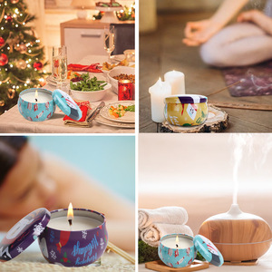 Soy Wax Christmas <b>Gift</b> Box Scented <b>Candle</b> <b>Set</b> Nordic Indoor Decoration Fragrance Souvenir - Product Image 4