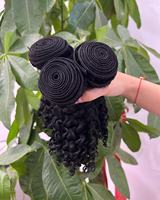 Lot de Cheveux Humains Brésiliens Vierges avec Closure, Cheveux Alignés dans le Sens de la Cuticule, Vente en Gros de Lots de Cheveux Vierges Bruts avec Frontal
