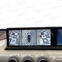 Wemaer 360 Caméra panoramique de voiture Surveillance des angles morts du véhicule Enregistrement 4 voies Décodeur tout en un pour Wuling Bingo Alvez Air EV