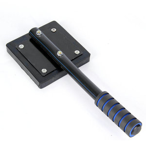 PVC Tile Tamping Board Black Handle Thickened Wear Resistant For Floor Tiles Installation Room Use - Product Image 1