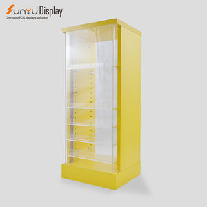 Espositore da pavimento in acrilico personalizzato professionale in <span class=keywords><strong>legno</strong></span> <span class=keywords><strong>e</strong></span> <span class=keywords><strong>Plexiglass</strong></span> combinazione vetrinetta - Product Image 1