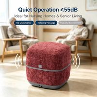 Shiatsu Heiz- und Knetmassagegerät Kabelloser Elektrischer Fußmassagesessel Intelligenter Gesundheits-Ottoman Vibrations-Fußhocker