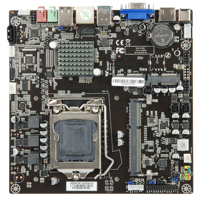 Factory H81 ITX Motherboard 17x17cm Mainboard (mini PCIe, Msata, DDR3L)Support LGA 1150 Intel 4th Gen Processor