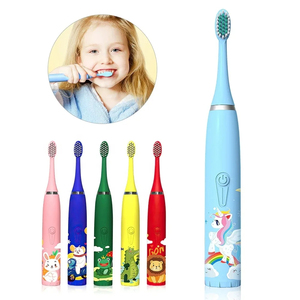 Ventaja Precio Rotación Vitalidad Dibujos animados Salud bucal <span class=keywords><strong>Cepillo</strong></span> de dientes suave <span class=keywords><strong>Cepillo</strong></span> de dientes eléctrico alimentado por batería para niños Cuidado de las encías - Product Image 1