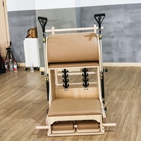 Queenlife luxe Yoga Pilates formation bois d'érable pied réglable classique échelle baril combinaison Wunda Combo chaise