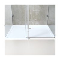 Ensemble de Douche led rectangulaire en verre, coulissant, personnalisé, de luxe, salle de Douche, Gehard, livraison gratuite
