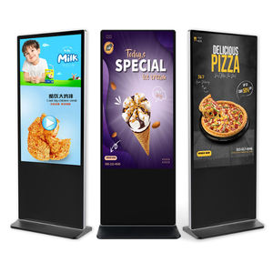 4K 32/43/49/55/65/75 pollici stand Display per segnaletica digitale con schermo LCD pubblicitario per interni con Touch opzionale - Product Image 1
