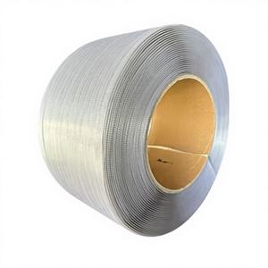 दोहरे उद्देश्य स्ट्रैपिंग टेप सफेद पारदर्शी स्वचालित अर्ध-स्वचालित उच्च तन्यता शक्ति प्लास्टिक - Product Image 5