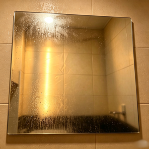 Custom Rectangular PC Anti Fog Mirror Waterproof Reflective Sheet for <b>Bathroom</b> <b>Decoration</b> - Product Image 3