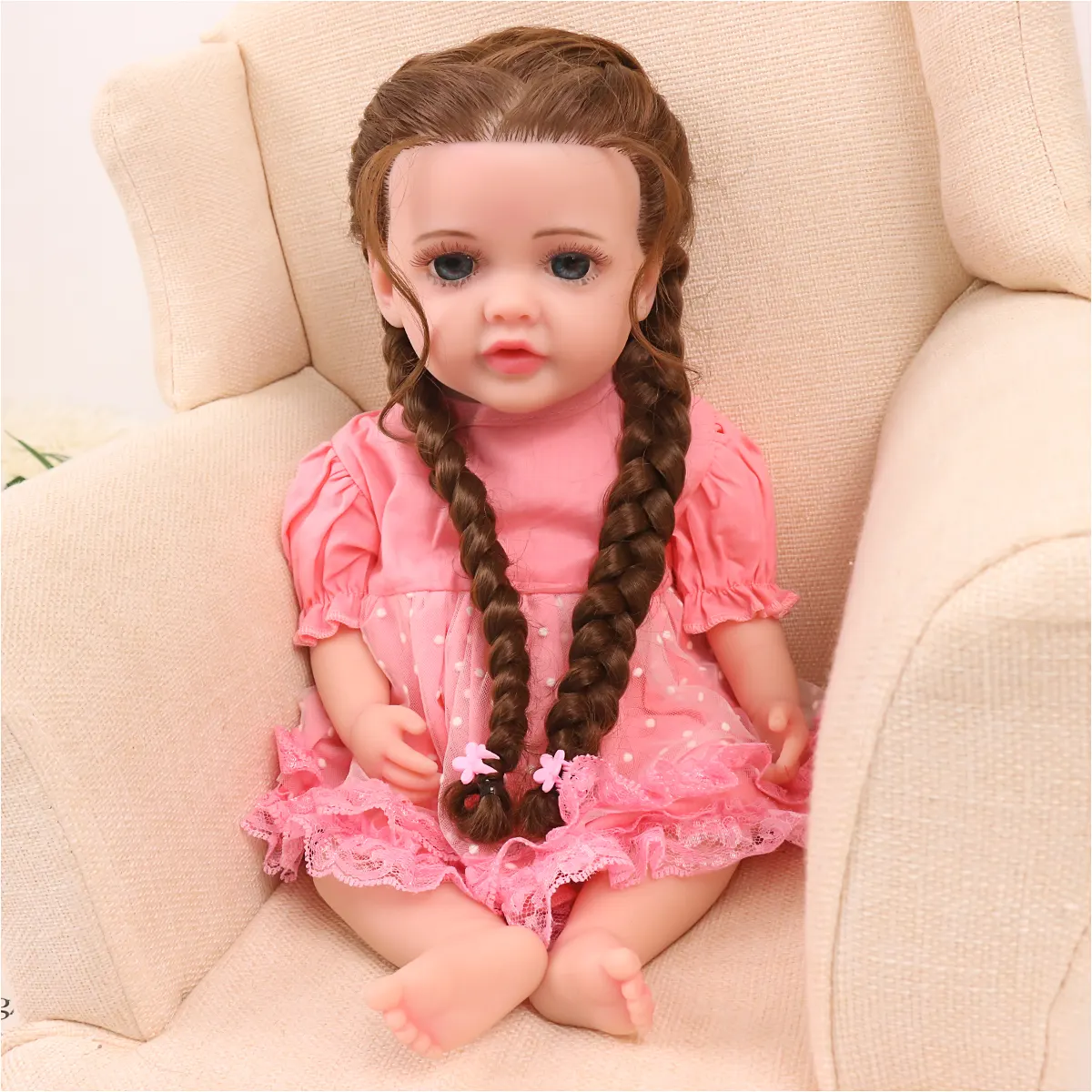 Vendita calda bambole Reborn realistiche che sembrano bambole Bebe in vinile reale per giocattoli per bambini bambola in Silicone Reborn realistico