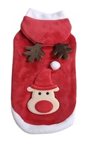 Vêtements pour animaux de compagnie : Tenues d'hiver pour les fêtes de Noël, à deux pattes, à capuche, en velours corail et flanelle, motifs Père Noël, renne, sapin de Noël, décontractées