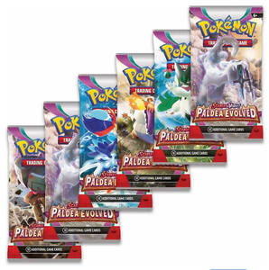 Version américaine du jeu de cartes <span class=keywords><strong>Pokémon</strong></span> TCG Scarlet & Violet SV2 Paldea Evolutions <span class=keywords><strong>Booster</strong></span> Pack Great Tree Magikarp authentique et original - Product Image 2