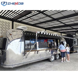 Camion de restauration mobile électrique en acier inoxydable de haute qualité avec fonctions crème glacée, barbecue et pizza, couleur personnalisable - Product Image 5