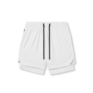 Short de jogging sportif pour hommes personnalisé OEM 100% coton vêtements d'exercice respirants poches à cordon Style solide teint en couleur unie - Product Image 2