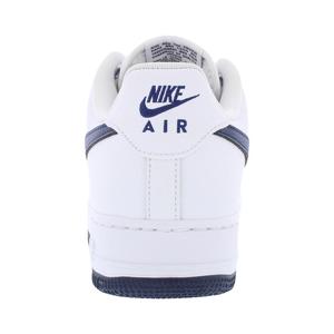 Nike Air Force 1 '07 LV8 Chaussures unisexes en cuir Blanc Midnight Navy Phantom Style basketball - Product Image 3
